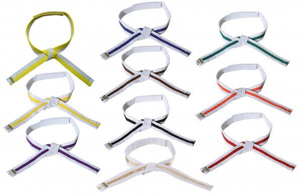 Cintura Bicolore Bambini con Velcro - Fight Club Store