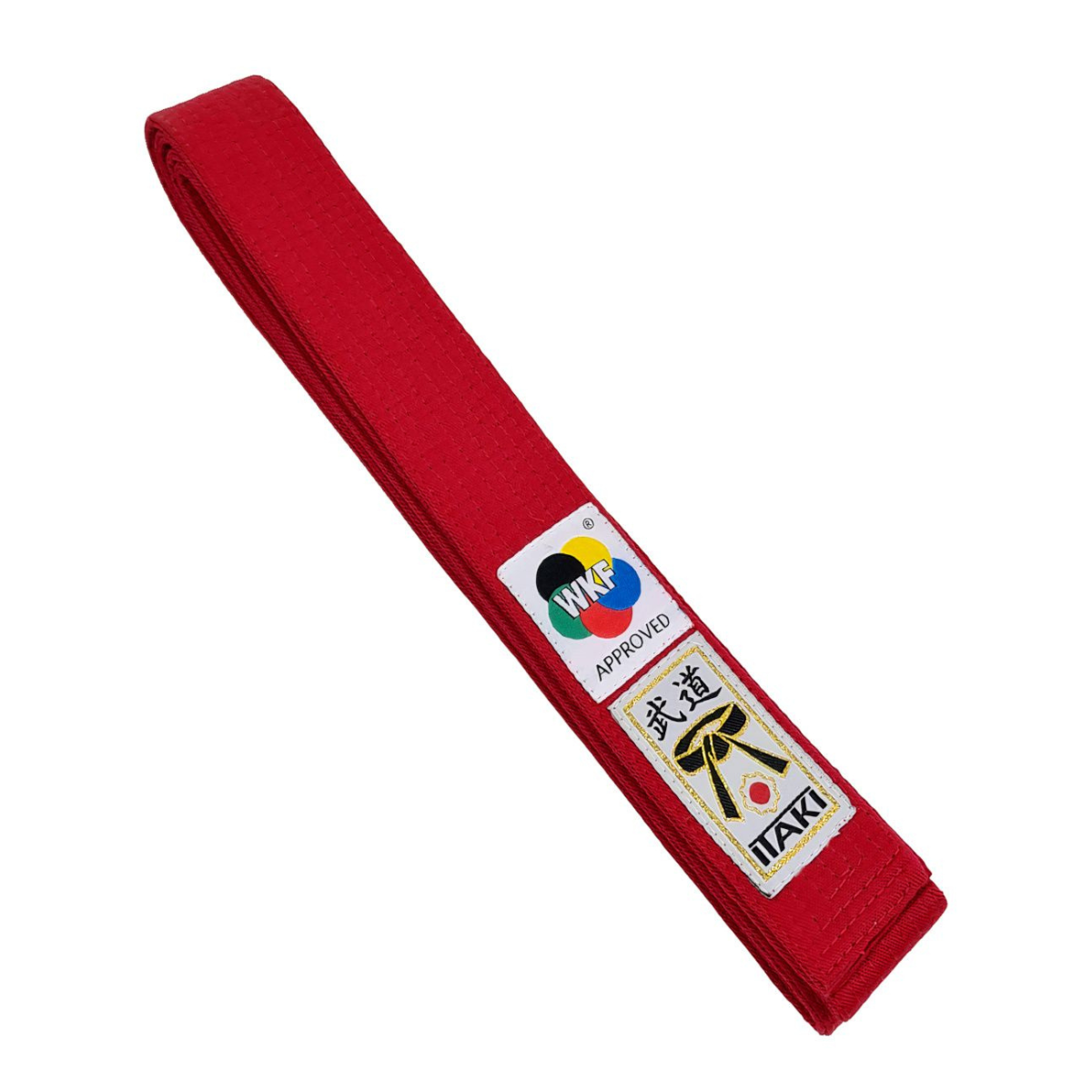 WKF approved belt for Itaki competitions