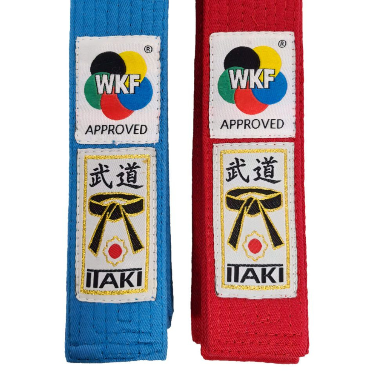 WKF approved belt for Itaki competitions