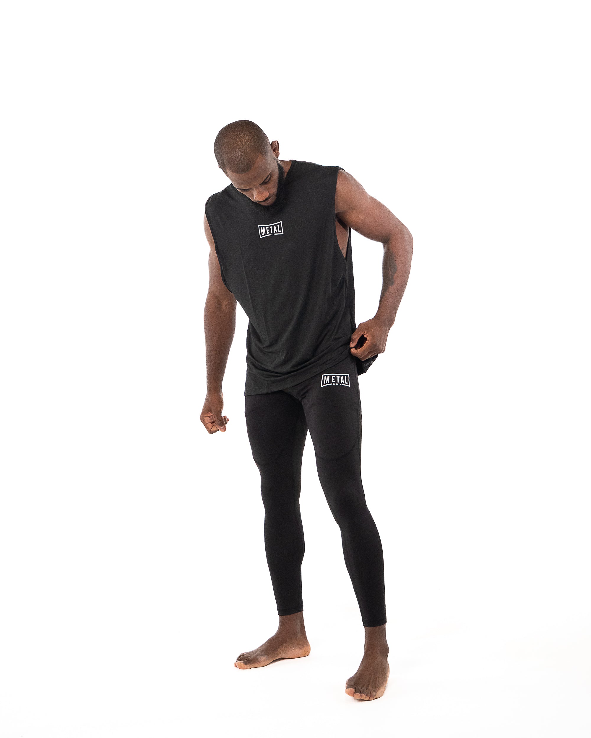 Canotta d'allenamento Oversized Metal Boxe