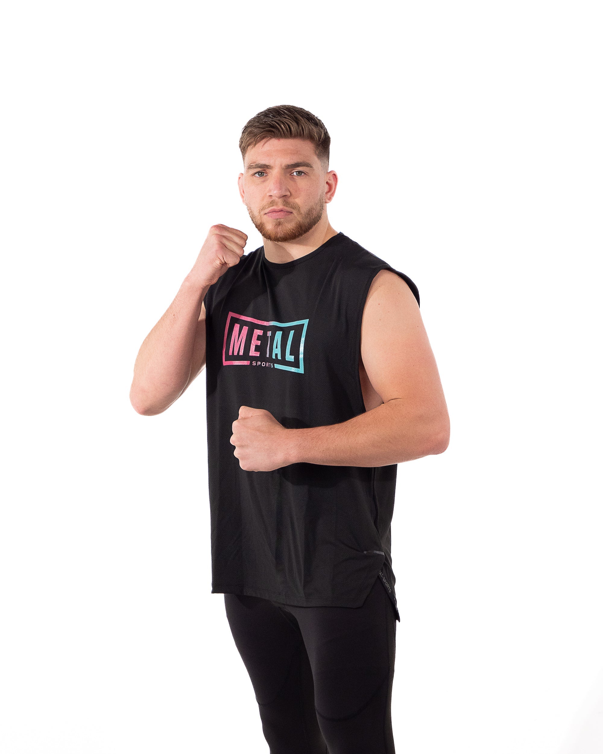 Canotta d'allenamento Oversized Metal Boxe