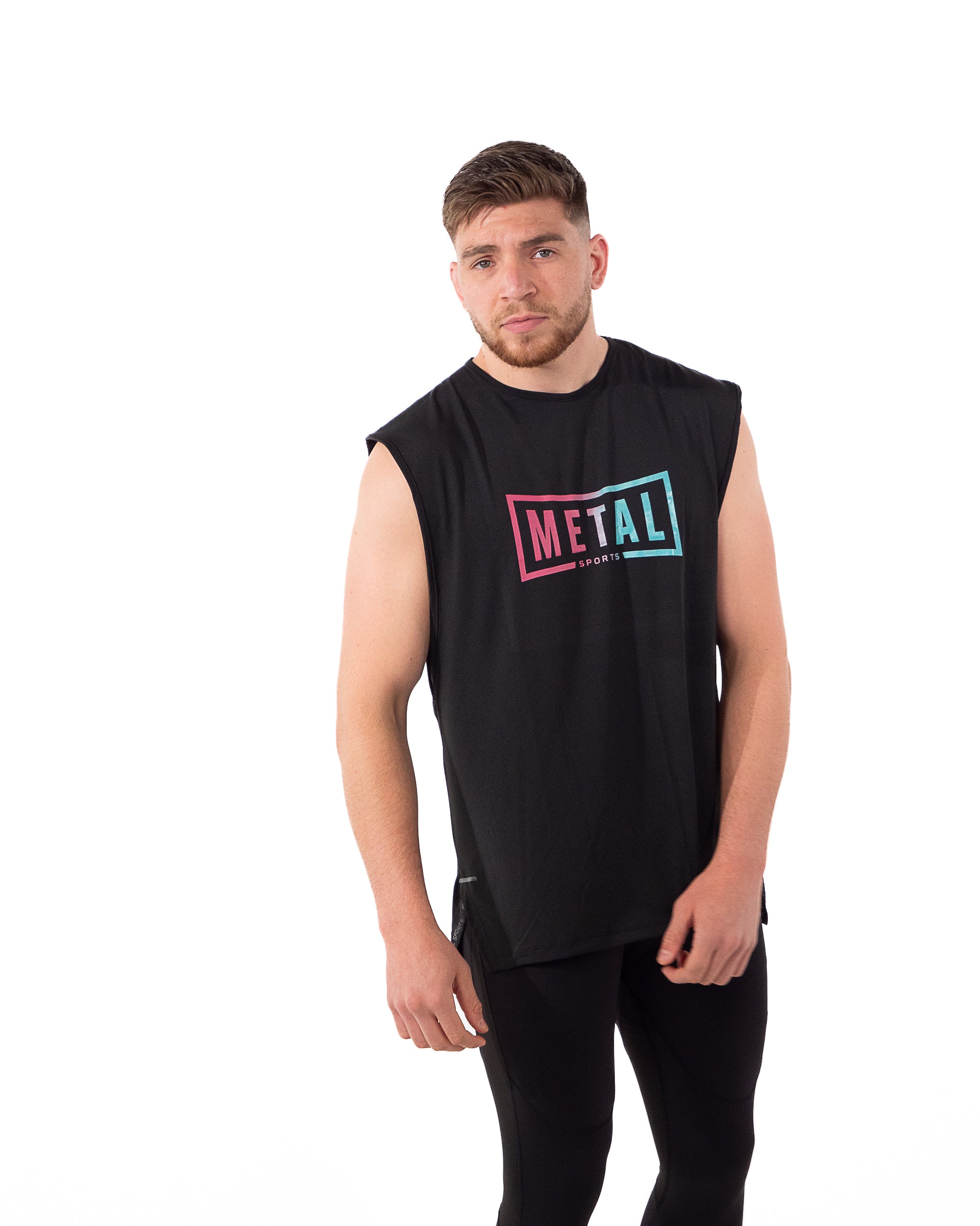 Canotta d'allenamento Oversized Metal Boxe