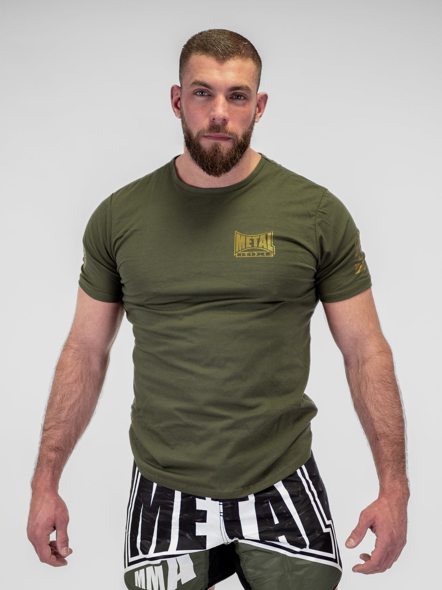 Vintage Military Metal Boxing T-Shirt