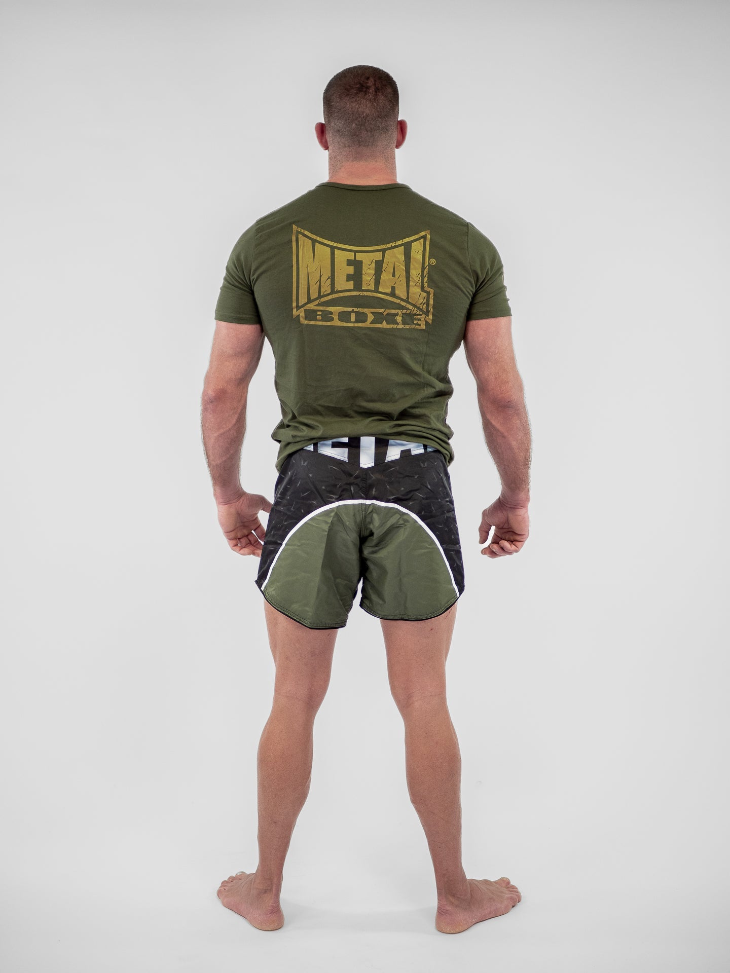 Vintage Military Metal Boxing T-Shirt