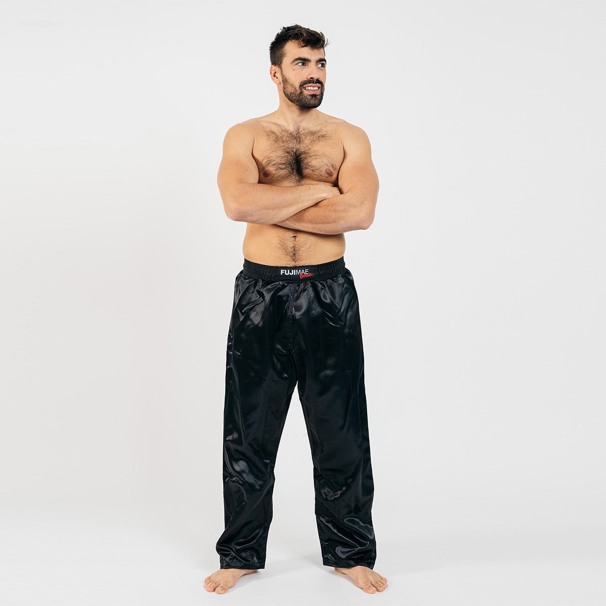 Pantalon long boxe pieds-poings contact complet uni