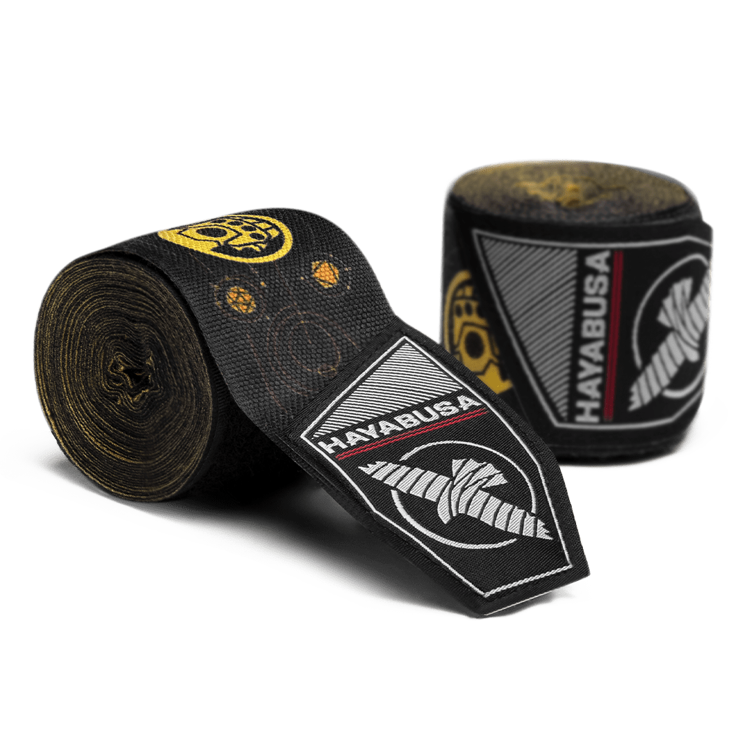 Par de vendas enrolladas Hayabusa Marvel Hero Elite Thanos con detalles de Infinity Stones