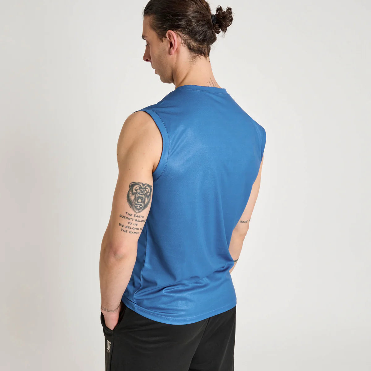 Camiseta sin mangas con logo Leone