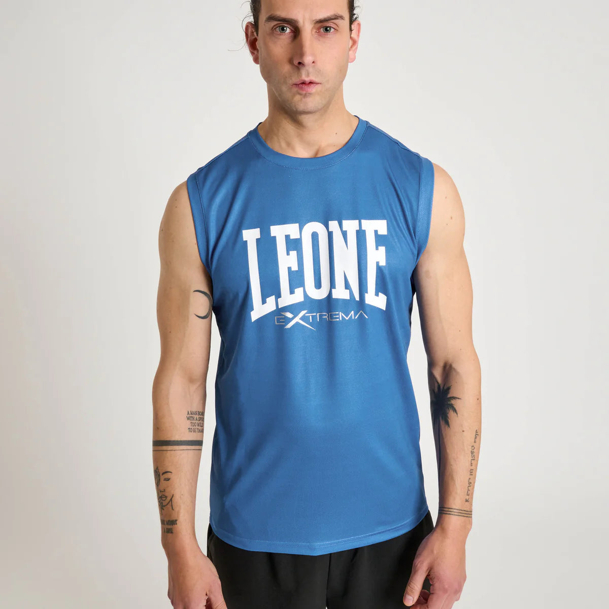 Camiseta sin mangas con logo Leone