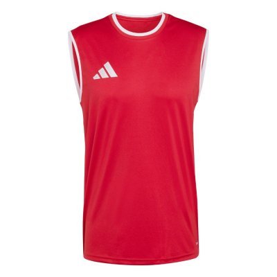 Rotes Wako Kick Light Adidas Tanktop, Vorderansicht für den Wettkampf