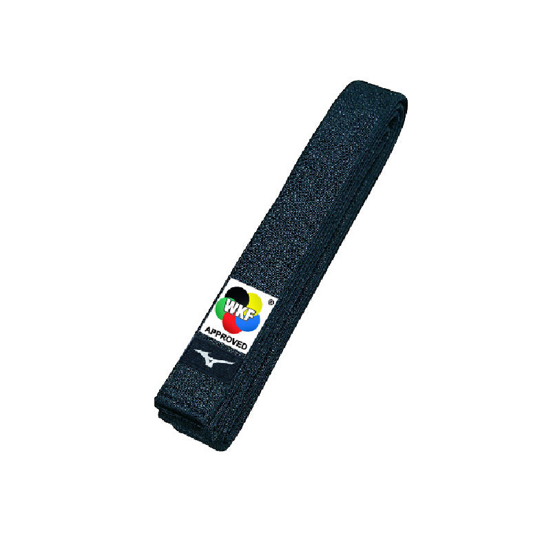 MIZUNO WKF APPROVED KARATE BLACK BELT