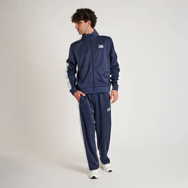 Conjunto de chándal técnico Leone para hombre con chaqueta de cuello alto y pantalón deportivo