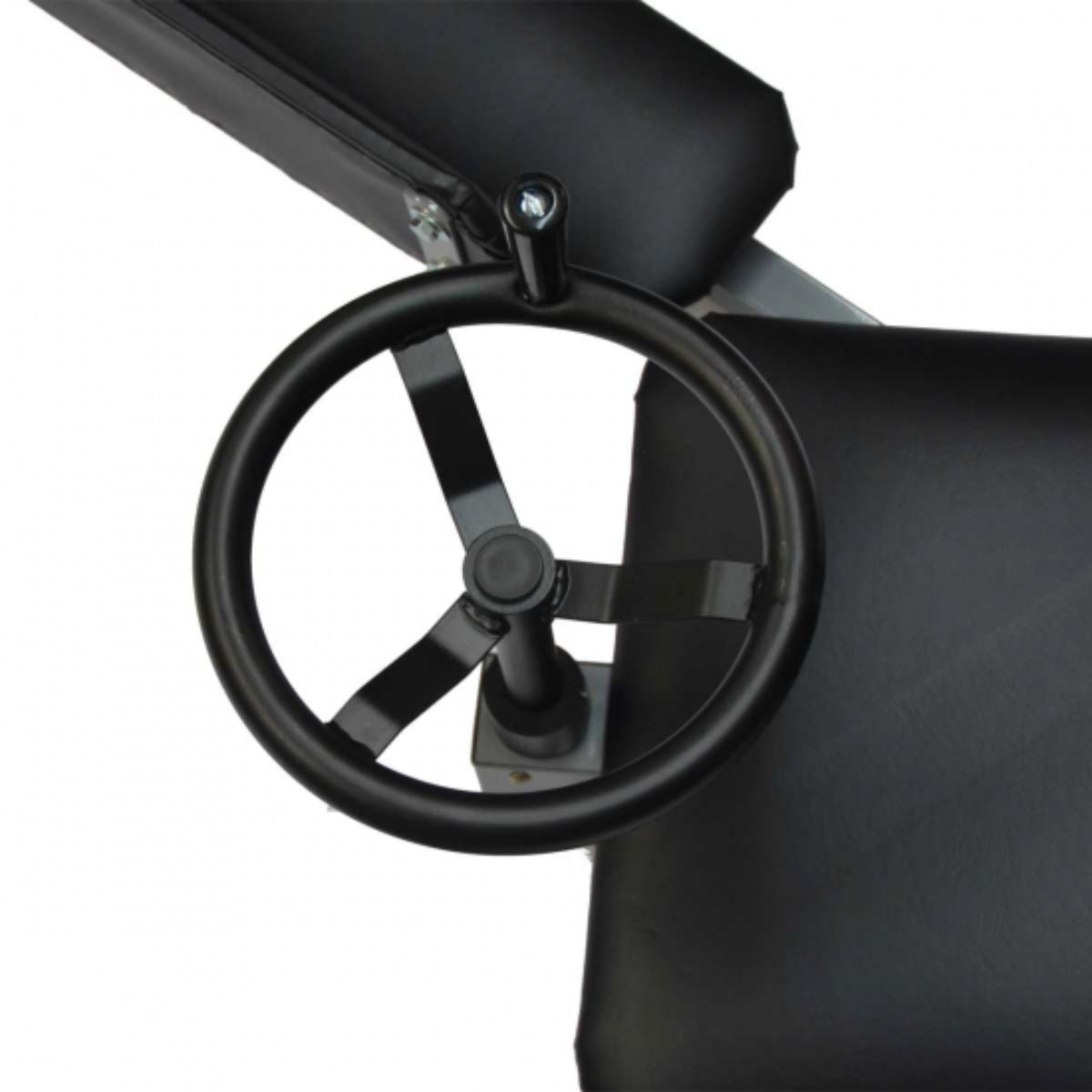 Divaricatore meccanico per gambe con movimento continuo