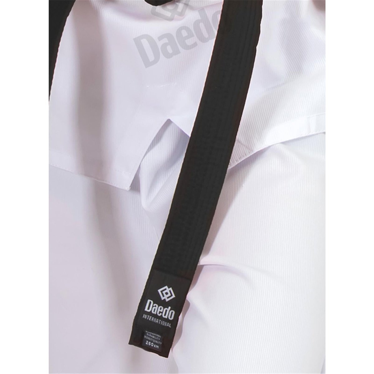 Dobok Taekwondo DAEDO Collo Nero Stampa Retro - Fight Club Store