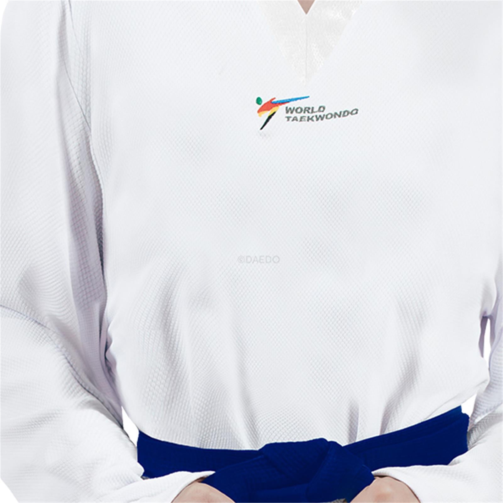 DOBOK Daedo Competencia WT Cuello Blanco