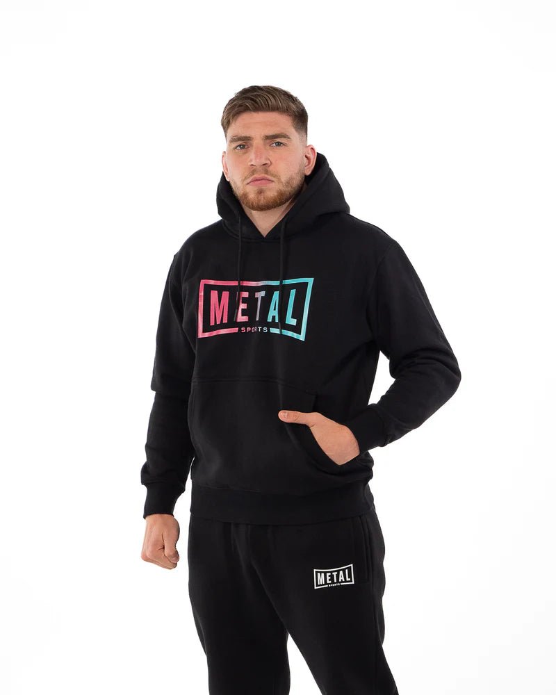 Vista frontal sudadera Metal Boxing Miami Vibe