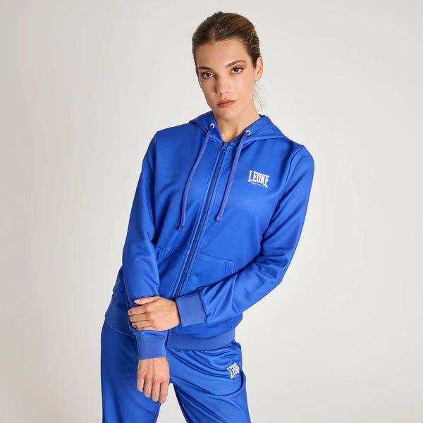Vorderansicht des Leone 1947 Logo Leichtes Sport-Sweatshirt in Marineblau