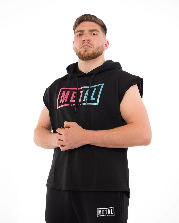 Felpa Smanicata con Cappuccio Metal Boxe – Loose Fit - Fight Club Store
