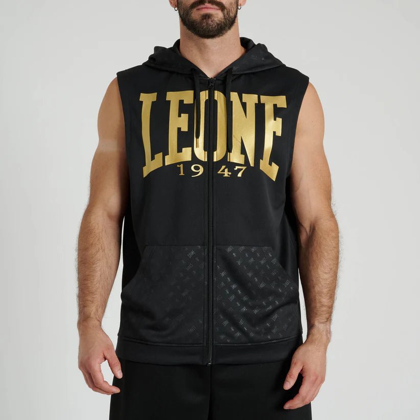 Felpa Leone Smanicata con Zip DNA - Fight Club Store