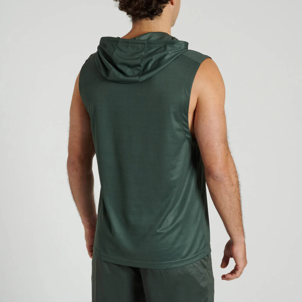 Sleeveless Lion Hoodie with Logo