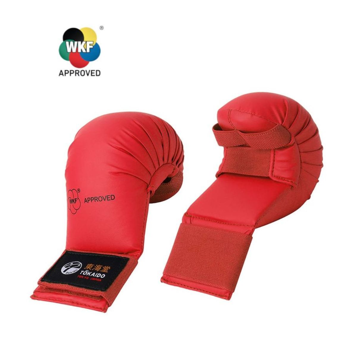 WKF Tokaido RED karate GLOVES