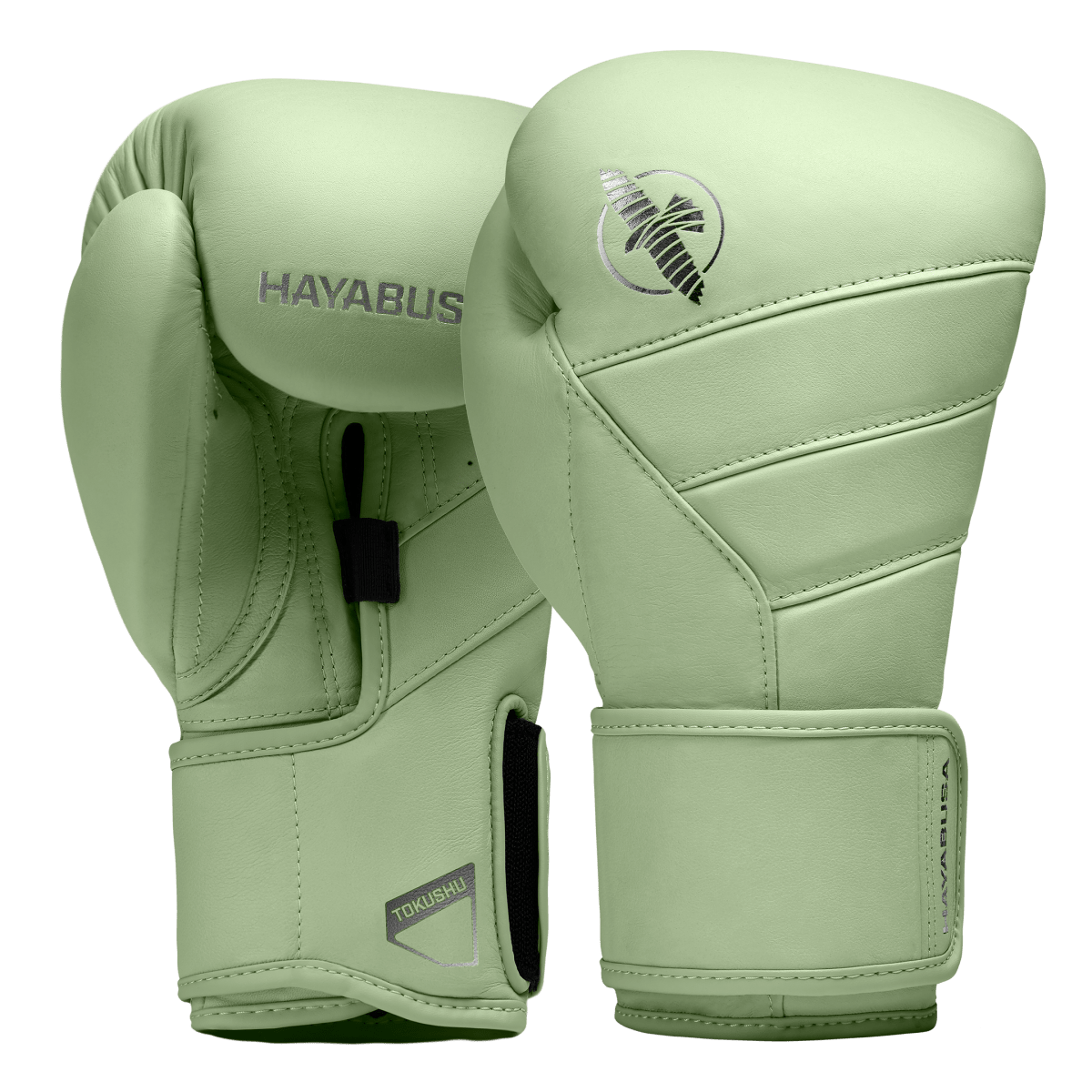 Paire de gants Hayabusa T3 Kanpeki verts avec support de poignet breveté