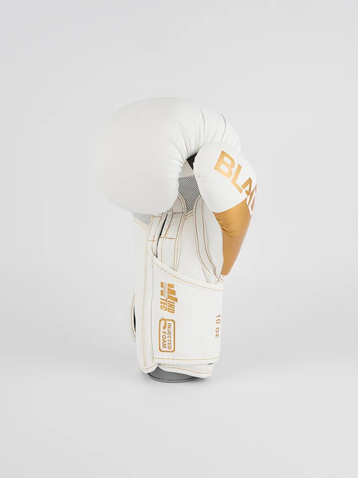 Ventilated palm detail WindTec white gold Blade gloves
