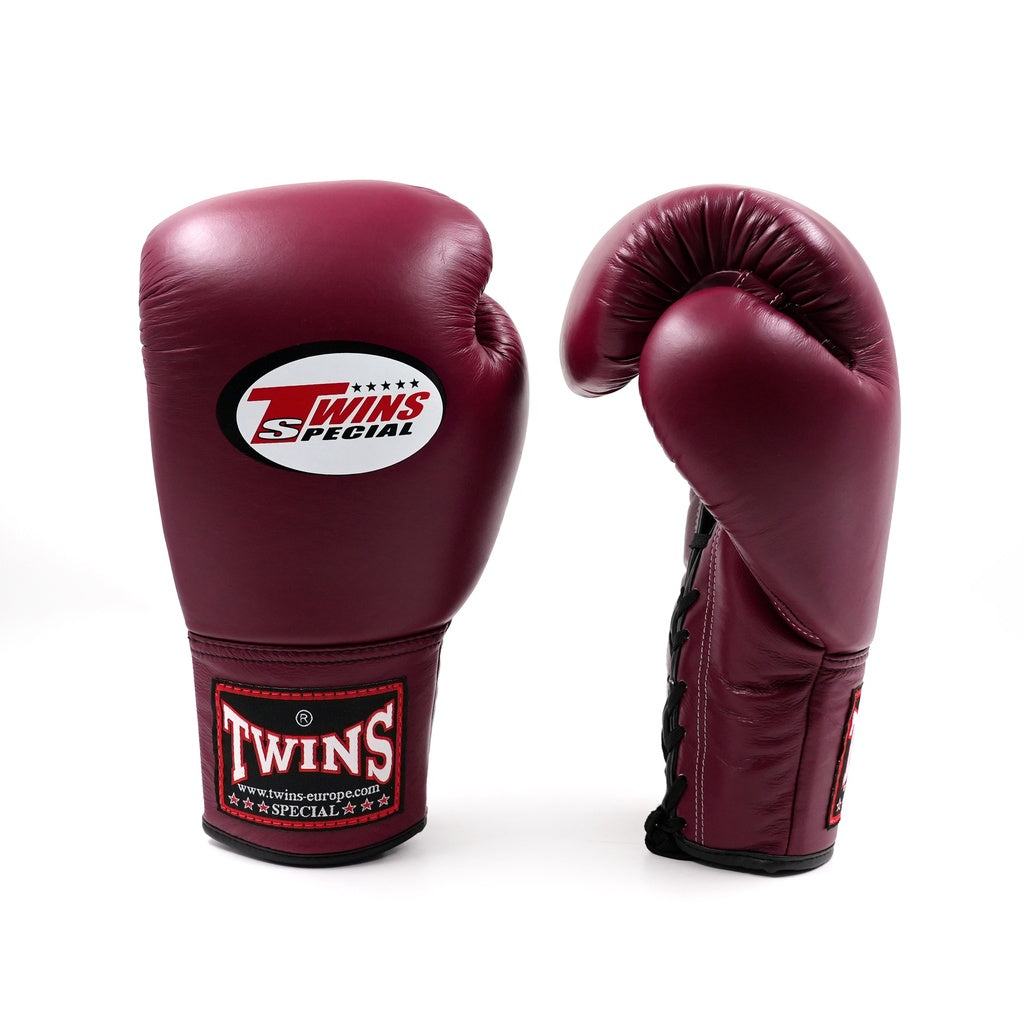 Guantoni Twins Special Schnürhandschuhe – Einfarbiges Leder