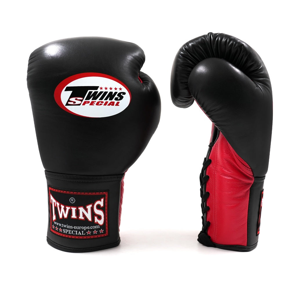 Guantoni Twins Special Schnürhandschuhe – Einfarbiges Leder