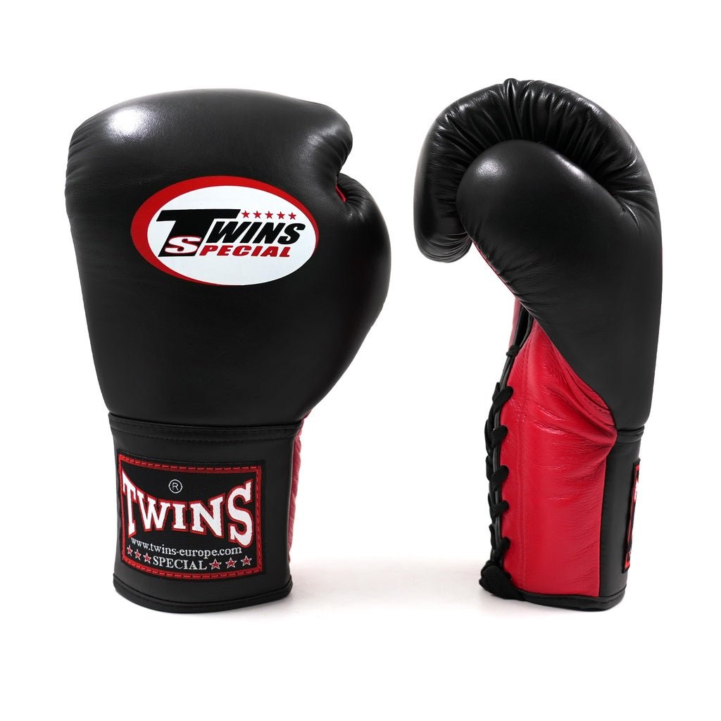Guantoni Twins Special Lace-Up - Pelle Tinta Unita - Fight Club Store