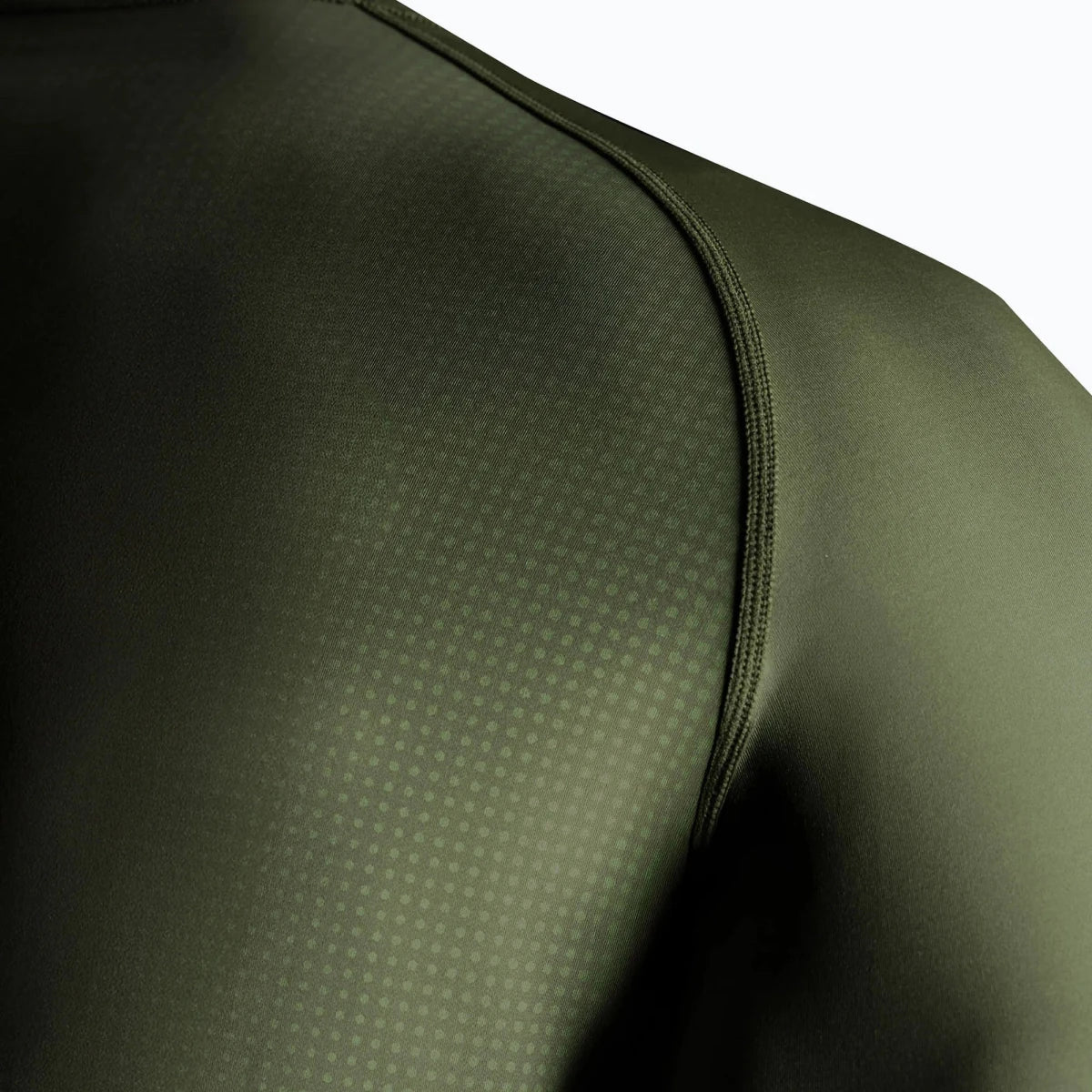 Hayabusa Core breathable back rash guard in green.