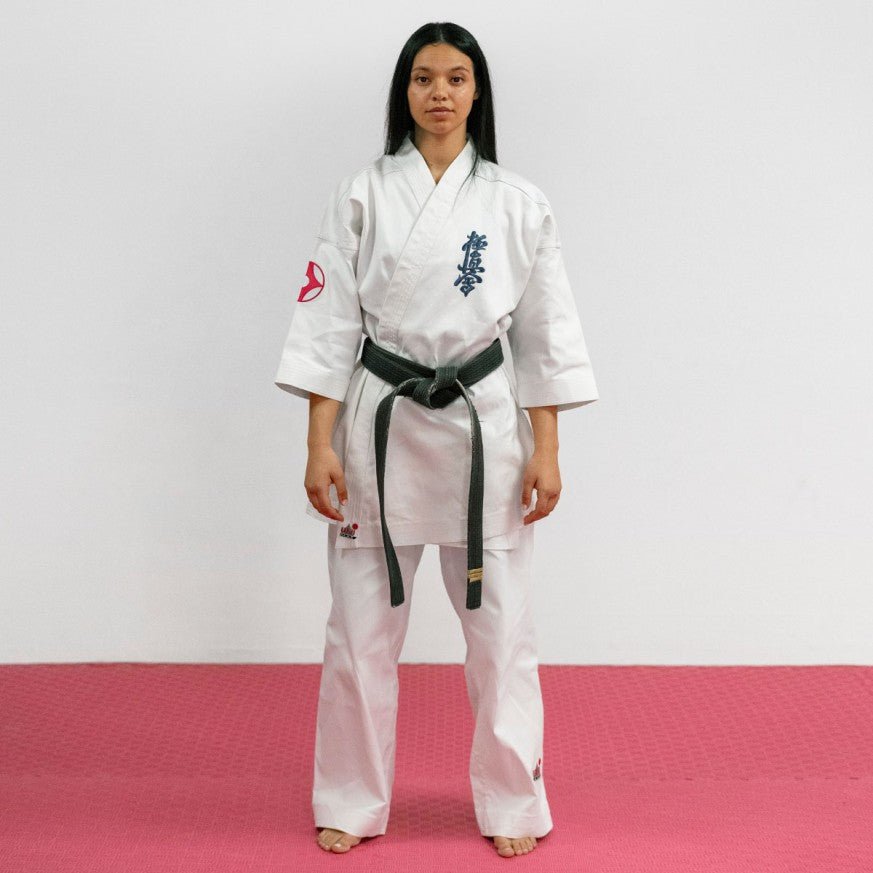 Karategi Kyokushin Fujimae Yantsu Bianco da 11oz - Fight Club Store