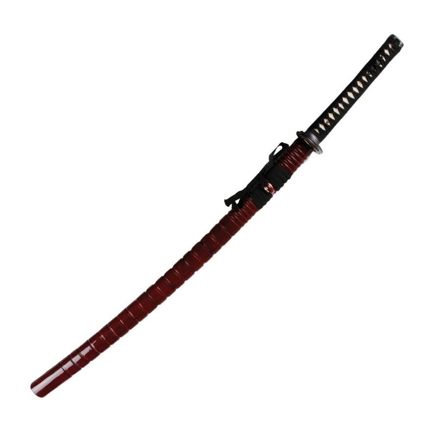 Katana Decorativa in Acciaio Forgiato Bambù Marrone - Fight Club Store
