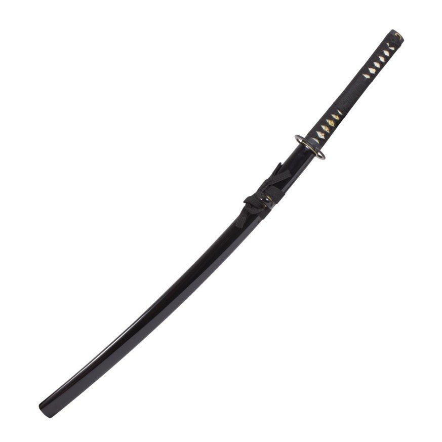 Katana Hagane Maru in Acciaio Forgiato Nera da Allenamento - Fight Club Store