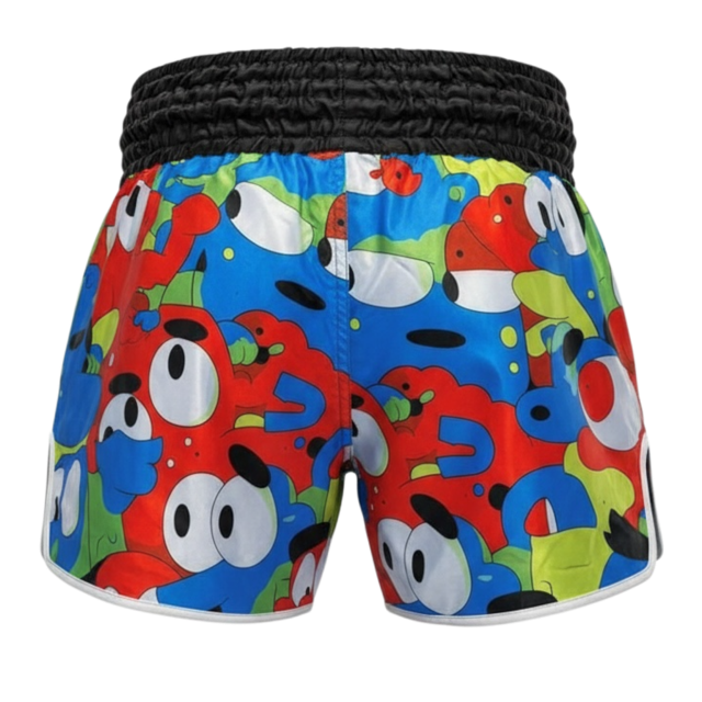 Pantalón corto de Muay Thai estilo cómic Junior B LEGEND para niño.