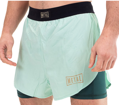 2in1 Metal Boxe Shorts met Compressie | Lichtgewicht en Volledige Ondersteuning