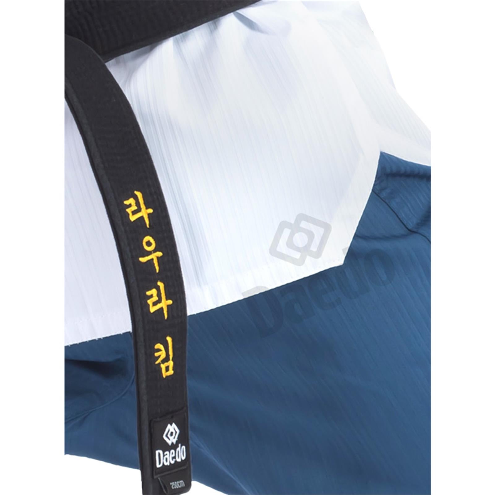 Dobok Poom Women's White-Blue Daedo WT