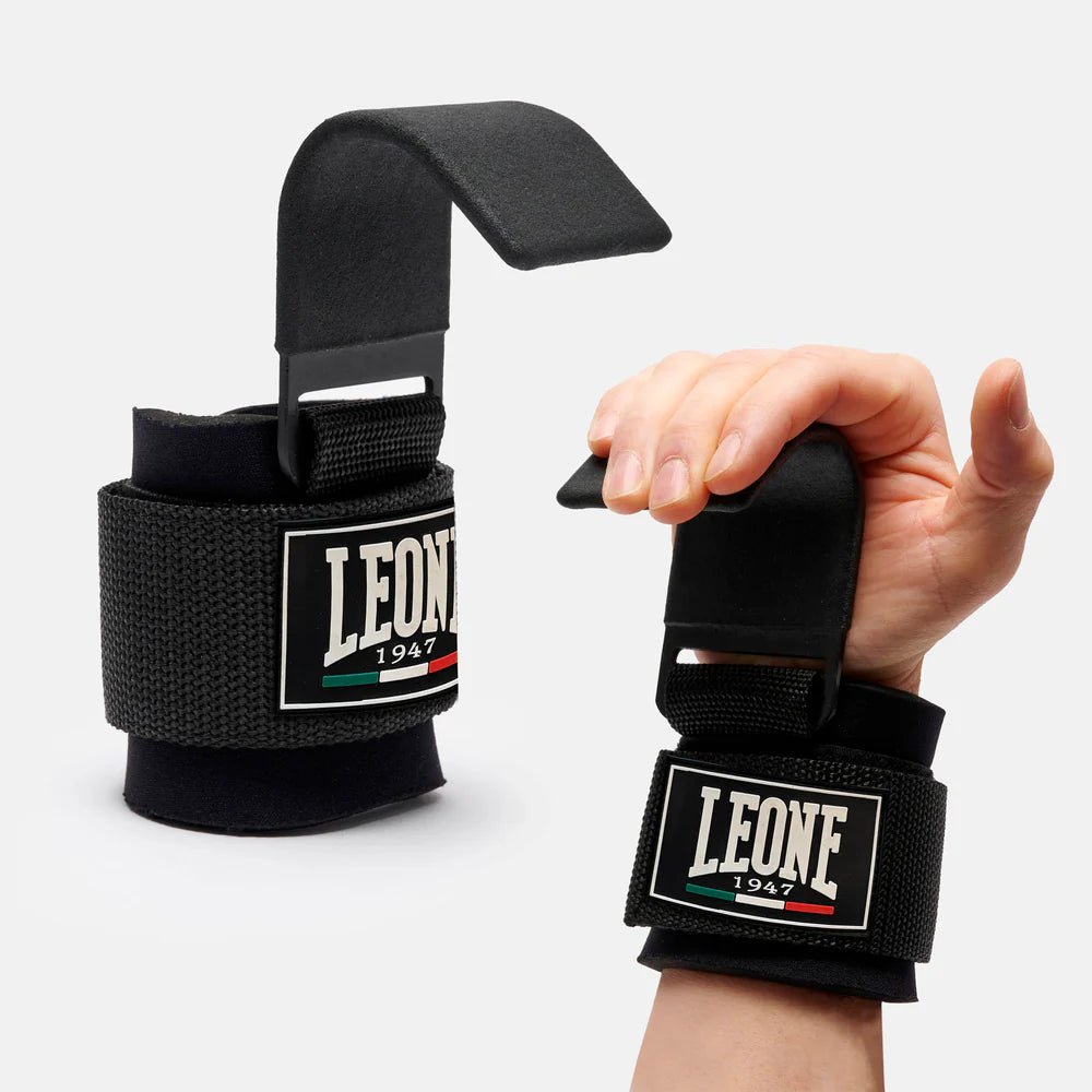 Polsiere con Ganci Leone 1947 | Power Hooks Pesistica e Stacch - Fight Club Store