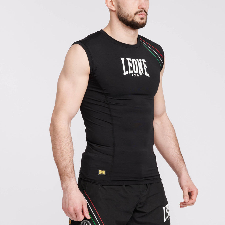 Leone Flag Compression Sleeveless Rashguard