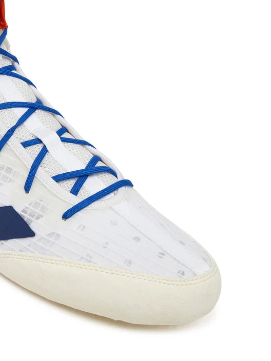 Adidas Box Hog 4 White Boxing Shoes