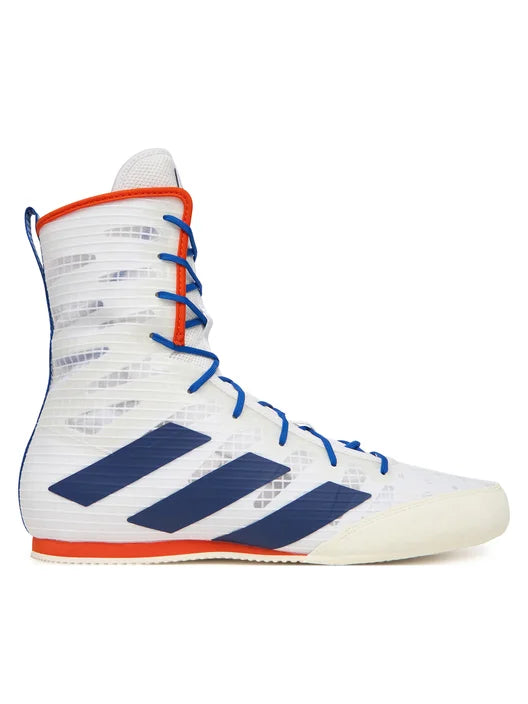 Adidas Box Hog 4 White Boxing Shoes