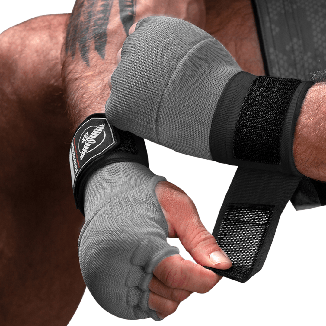 Gray Hayabusa Quick Wrap liner worn with a relaxed Mexican style band