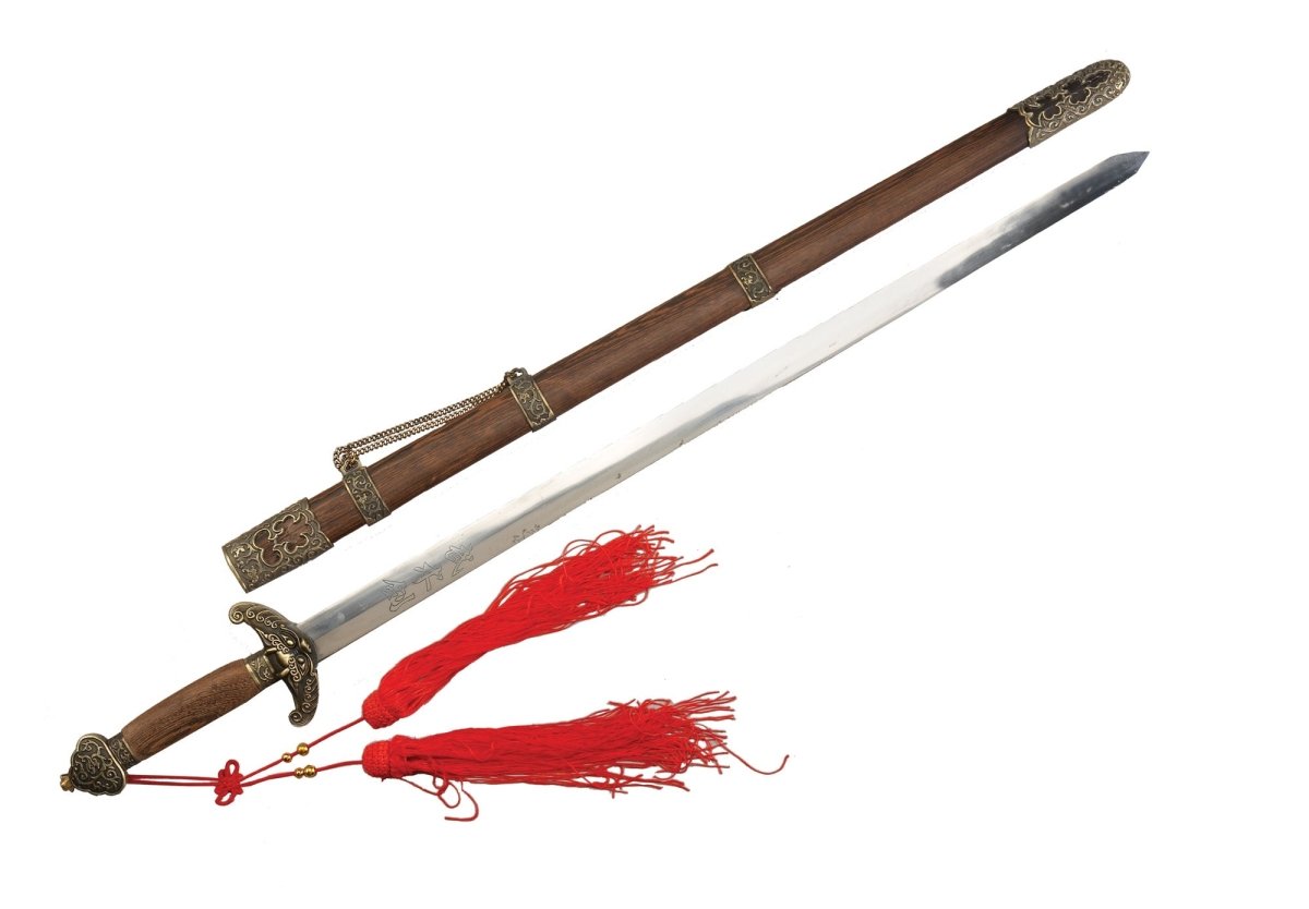 Spada da Tai Chi Jian con Fodero e Custodia 100 cm - Fight Club Store