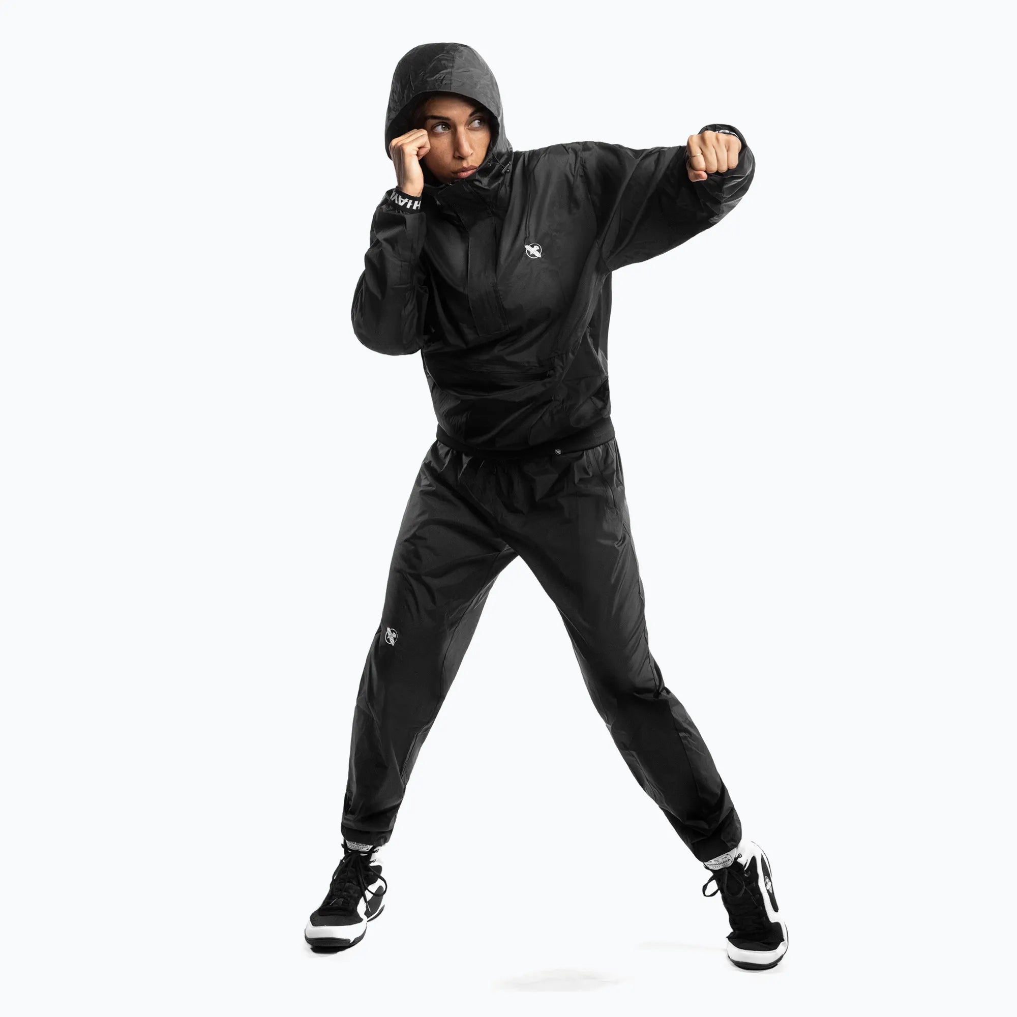 Saunaanzug Hayabusa mit Kapuze | Professioneller Schwitzanzug