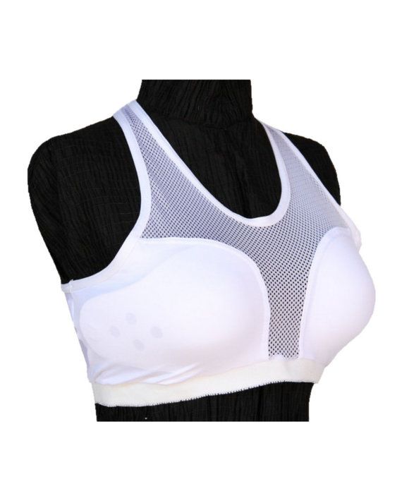 Chest protector with top and removable cups