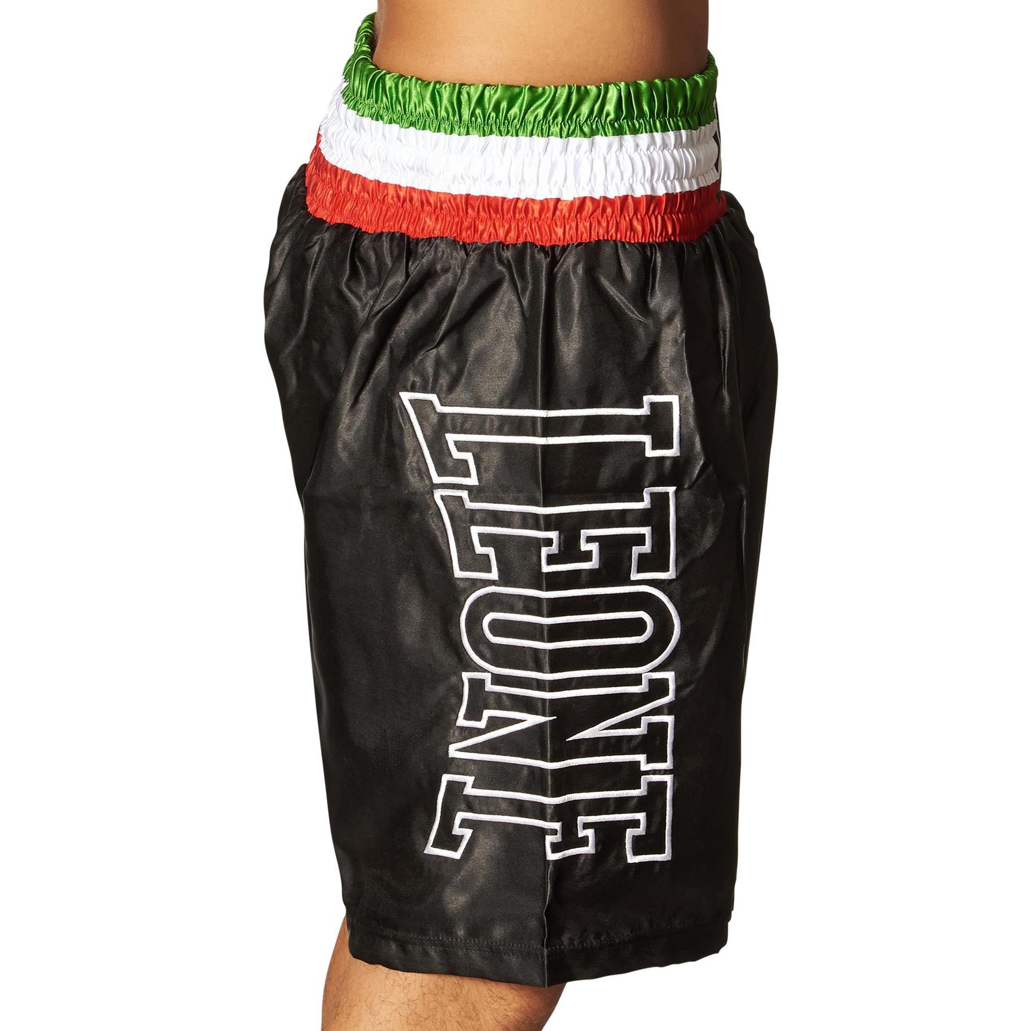 Pantaloncini Boxe Leone Fascia Tricolore
