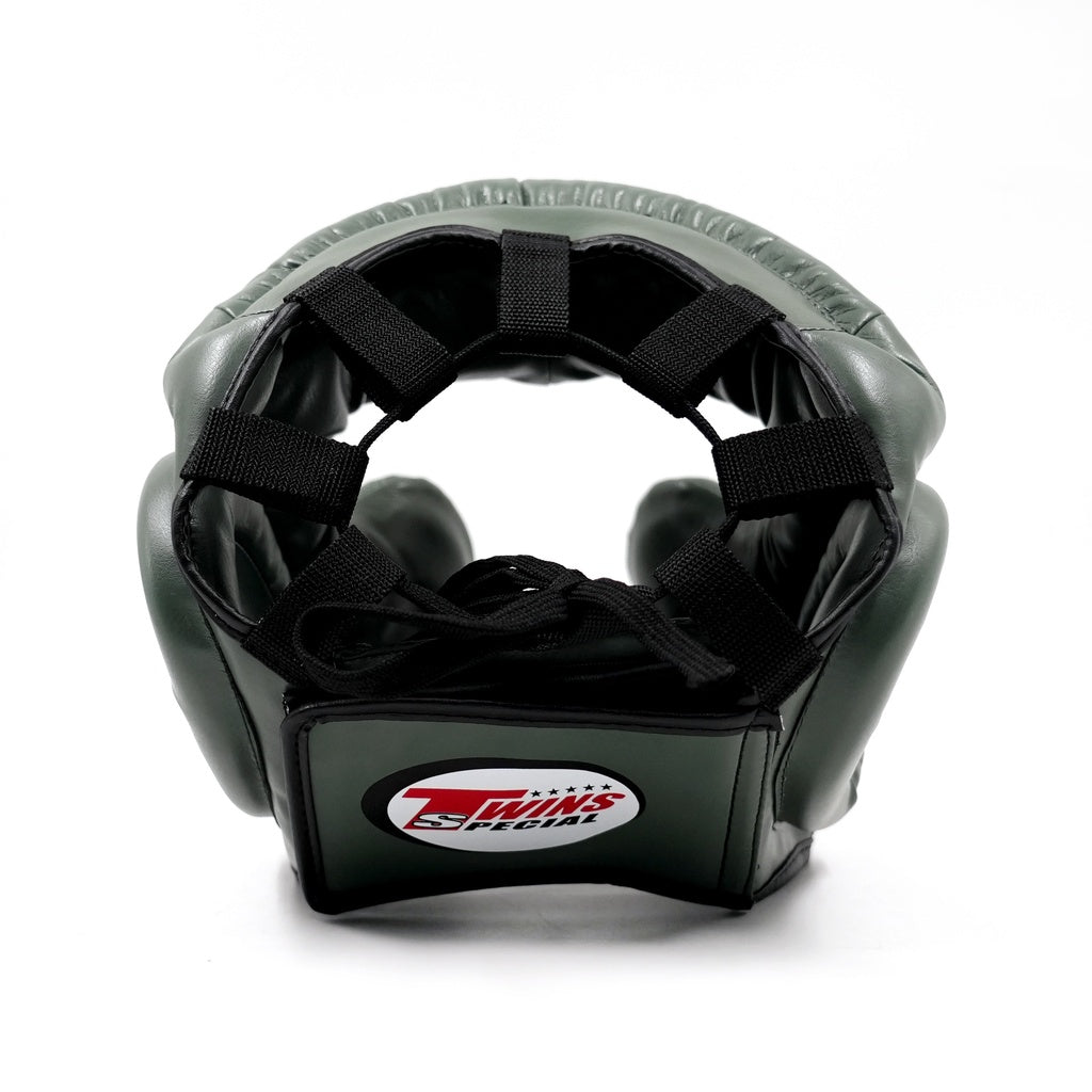 Casco Twins con protectores de mejillas y protector frontal