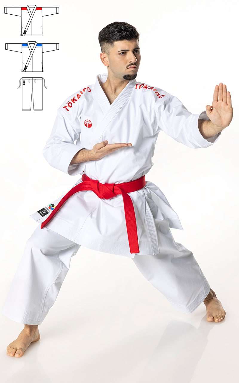 Karategi KATA TOKAIDO WKF Double Jacket Kata Master Slim Fit 
