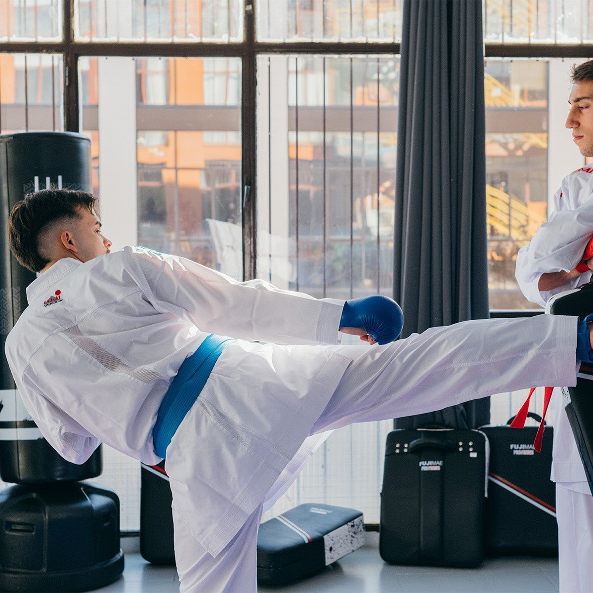 WKF Approved Breathable Karate Kumite Pants 