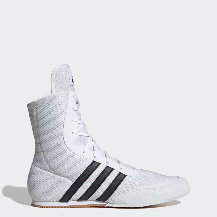Weiße Boxschuhe Adidas Box Hog 2