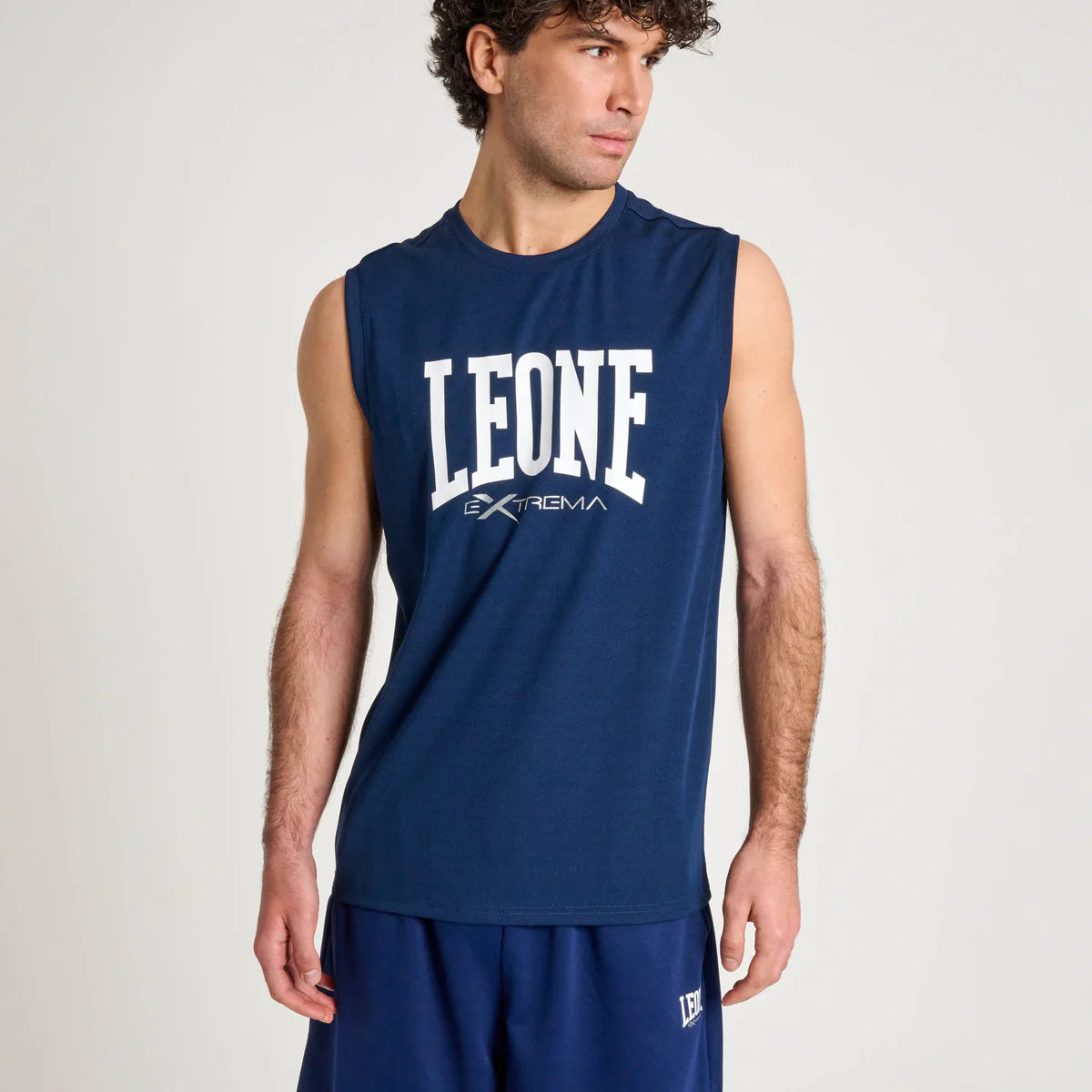Camiseta sin mangas con logo Leone